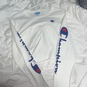 Champion womens cropped longsleeve